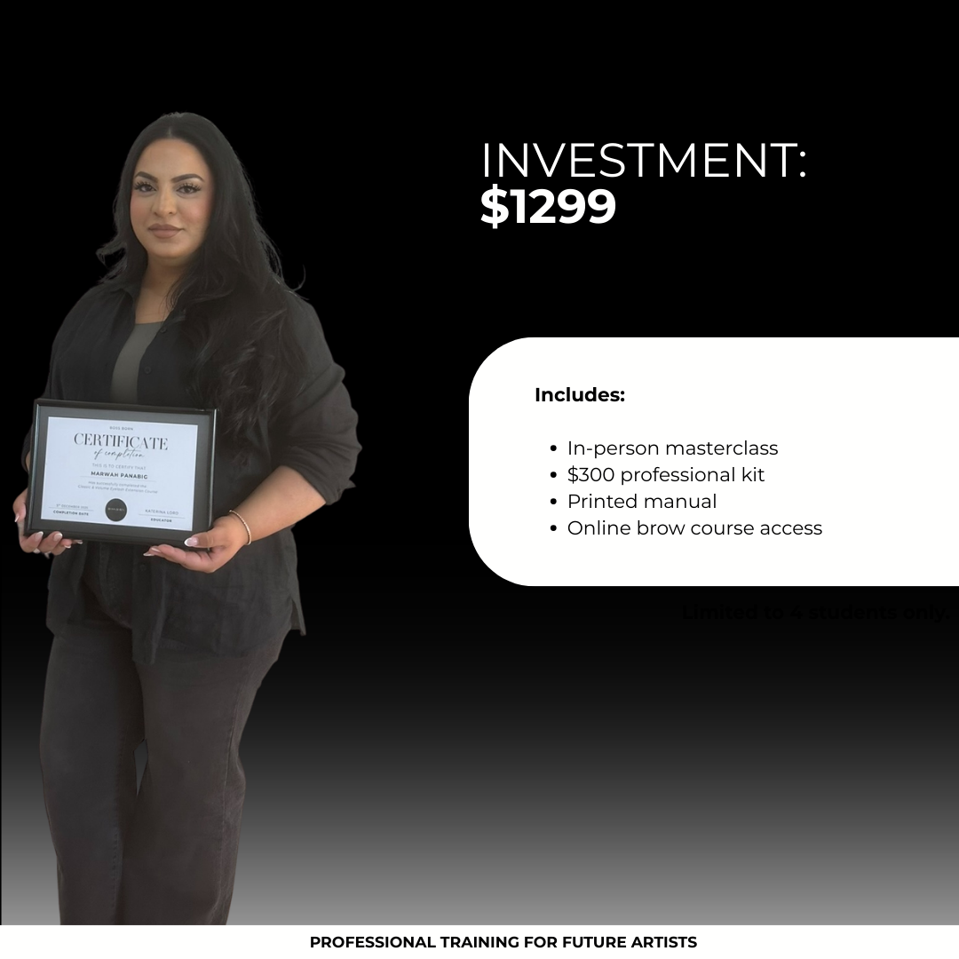 1 Day Brow Artist Masterclass – Beginner Group Training Sydney