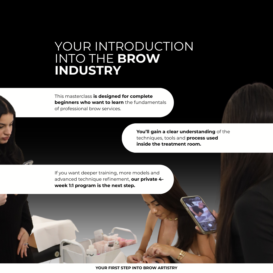 1 Day Brow Artist Masterclass – Beginner Group Training Sydney
