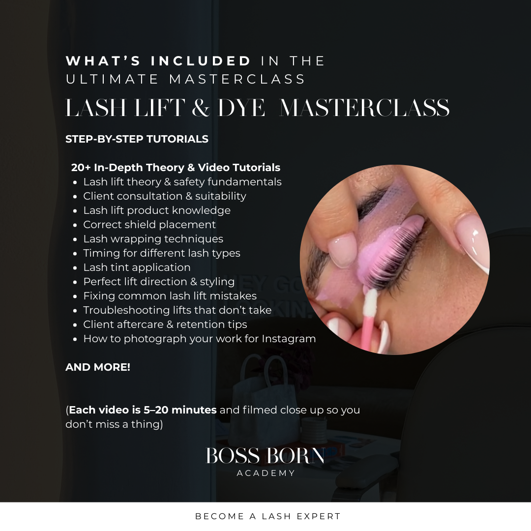 Beginner Lash Lift & Dye Mastery + Business Course