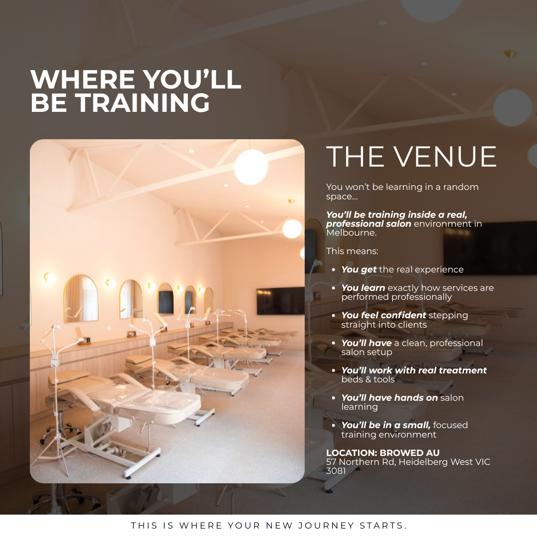 1 Day Brow Artist Masterclass – Beginner Group Training: MELBOURNE